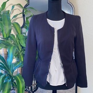 HM Peplum Blazer Black